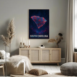 South Carolina Artistic Representation Poster