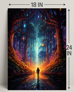 Enchanted Forest Pathway Poster