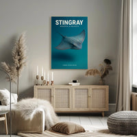 Stingray Graceful & Majestic Poster PosterGoat
