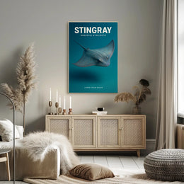 Stingray Graceful & Majestic Poster PosterGoat
