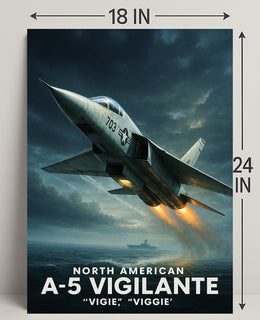 North American A5 Vigilante Poster PosterGoat