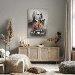 James Madison 4th President of the United States Reflections Poster