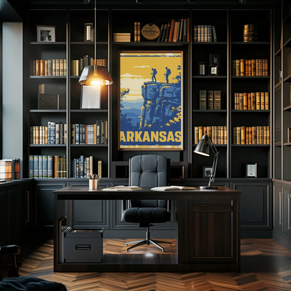 Arkansas Vintage Poster