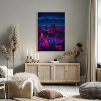 Boise, Idaho Winter Wonderland Poster