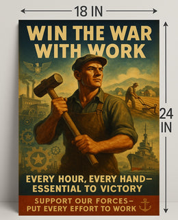 World War II Labor Contribution Poster