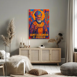 Saint Alexander Of Jerusalem Poster