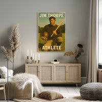Jim Thorpe Athlete Poster