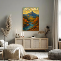 Montana Landscape Poster