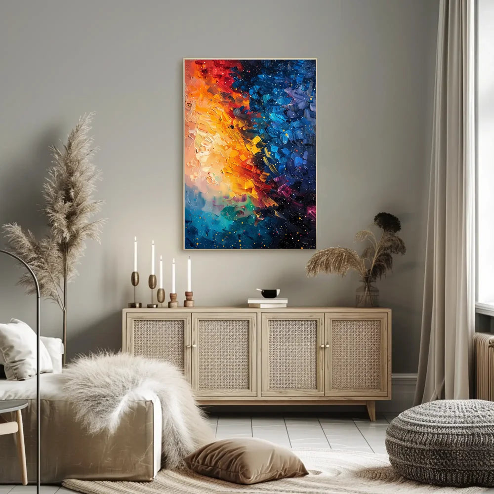Modern Abstract Science and Education Poster