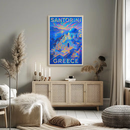 Santorini, Greece Poster
