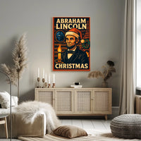 Abraham Lincoln Christmas Poster
