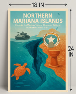 Northern Mariana Islands Cultural and Heritage Poster