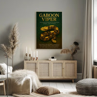 Gaboon Viper Natures Master of Stealth Poster