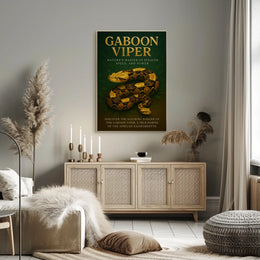 Gaboon Viper Natures Master of Stealth Poster