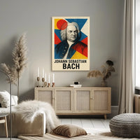 Artistic Johann Sebastian Bach Abstract, Artistic, or Pop Culture Poster
