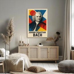 Artistic Johann Sebastian Bach Abstract, Artistic, or Pop Culture Poster