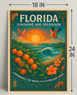 Florida Sunshine and Splendor Poster PosterGoat