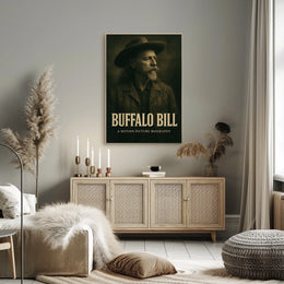 Buffalo Bill Old West Historical Recruitment Poster