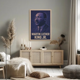 Martin Luther King Jr. A Visionary Poster