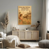 Churchill Downs 1934 Horse Racing Sports Poster