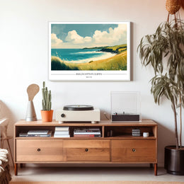 Ballycotton Cliffs Artistic View Poster