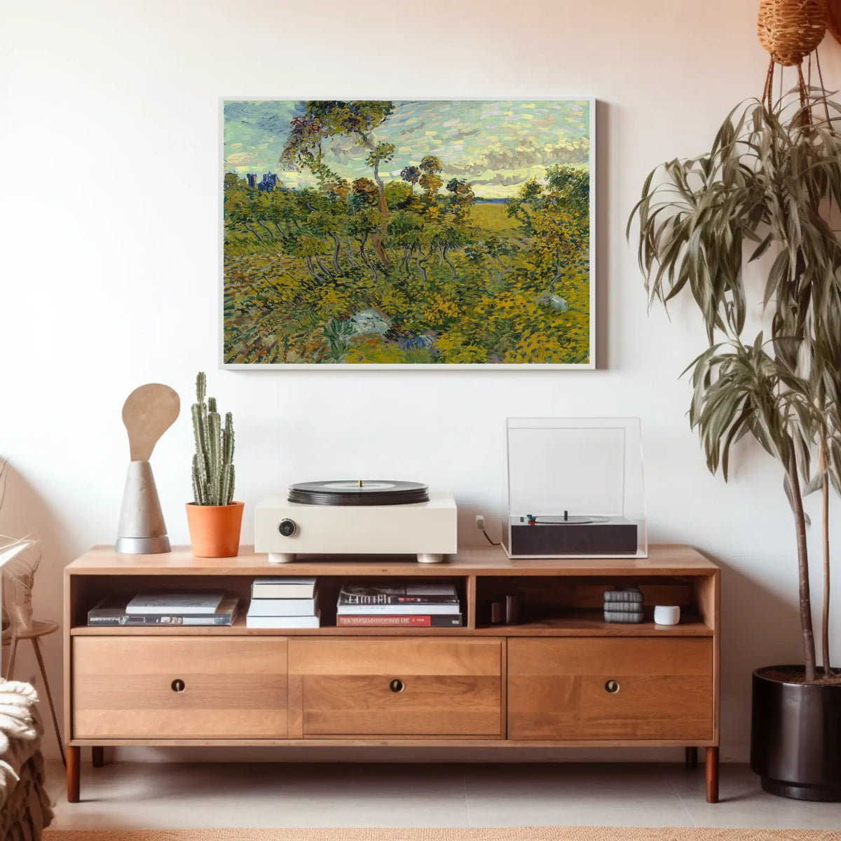 Vibrant Landscape Art Poster: An Artistic Expression
