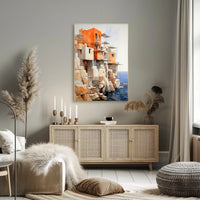 Cliffside Architecture Poster