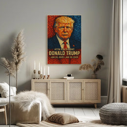 Donald Trump 47th President Poster