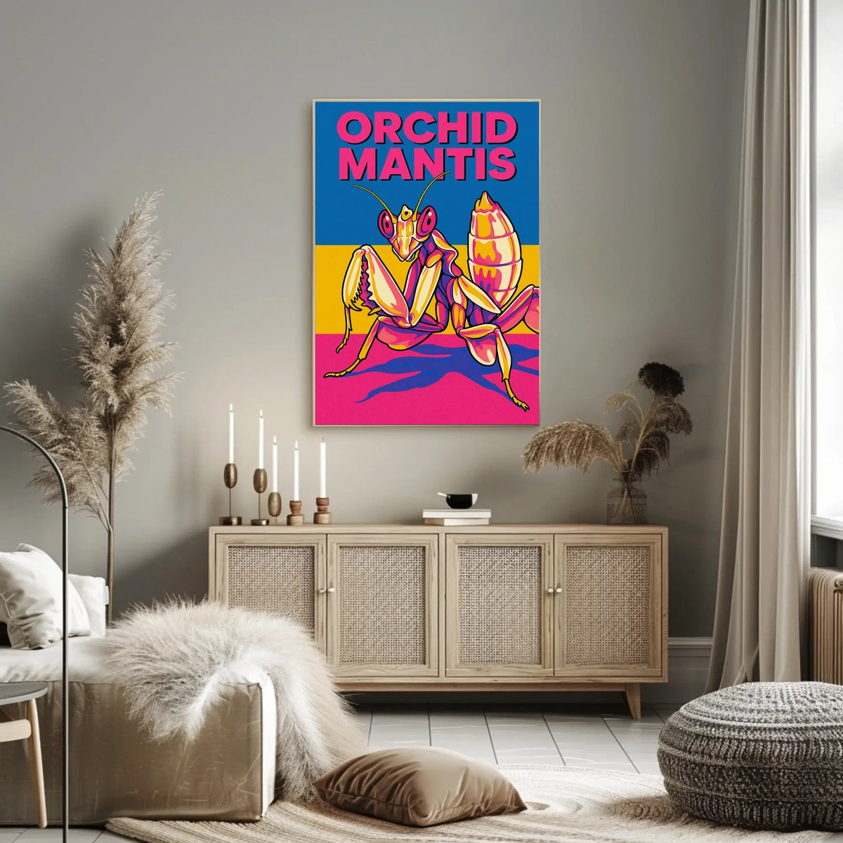Orchid Mantis Poster