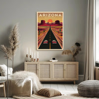 Arizona's Monument Valley Road Trip Poster