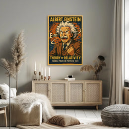 Albert Einstein Theory Of Relativity Poster