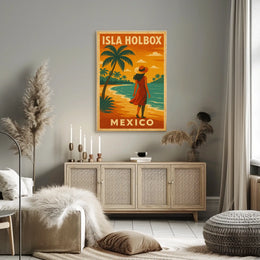 Isla Holbox Travel Poster