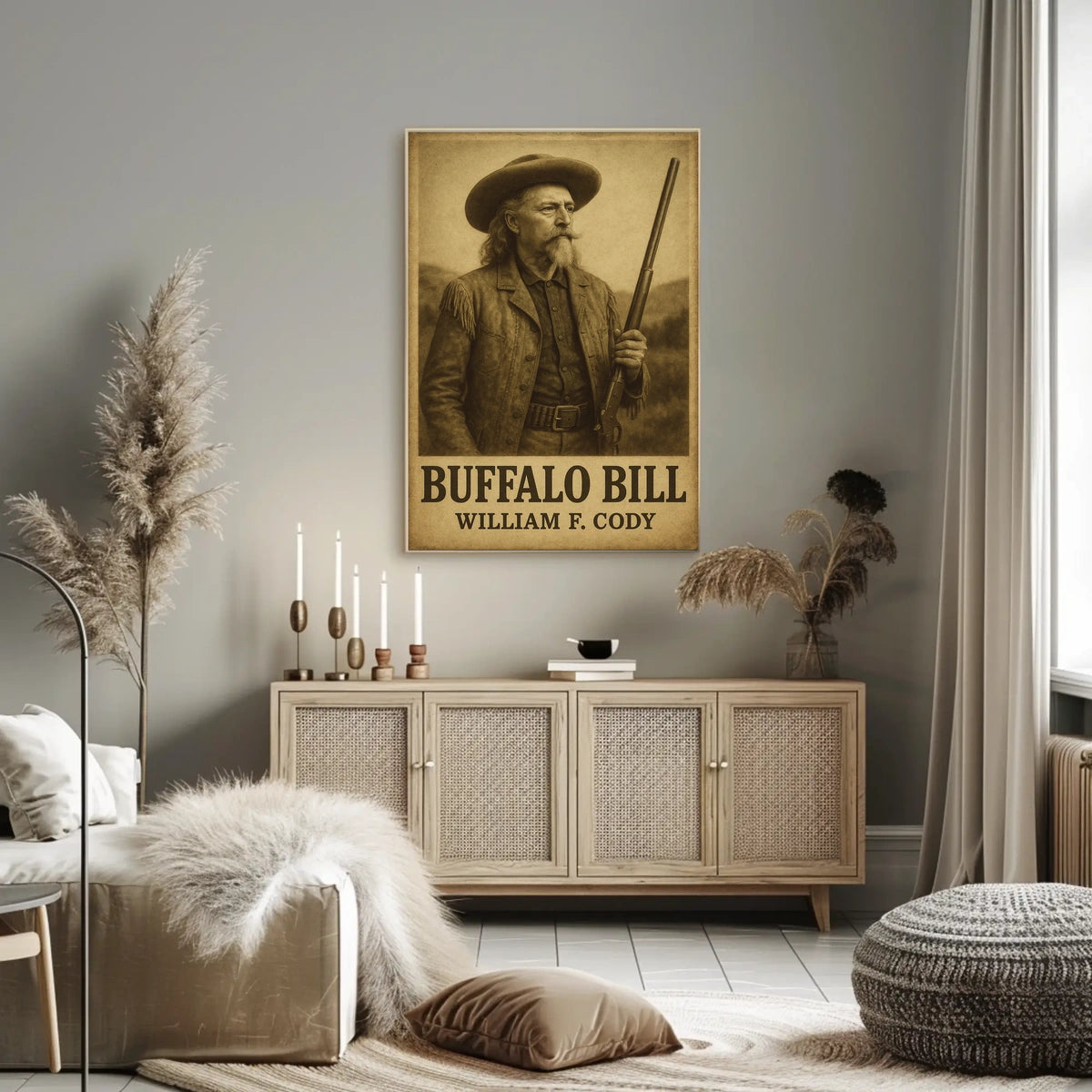 Buffalo Bill Frontier Exploration Cultural or Heritage Poster