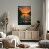 Nature’s Sanctuary Lake Charlevoix Scenic Poster