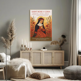 Saint Rose of Lima Poster PosterGoat