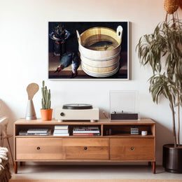 Still Life with Fish and Birds Artistic Poster