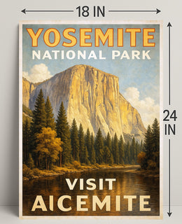 Yosemite National Park Poster PosterGoat