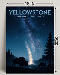 Yellowstone A Window to the Cosmos Poster PosterGoat