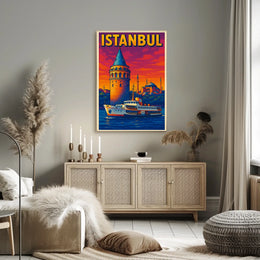 Istanbul A City of Timeless Beauty Poster