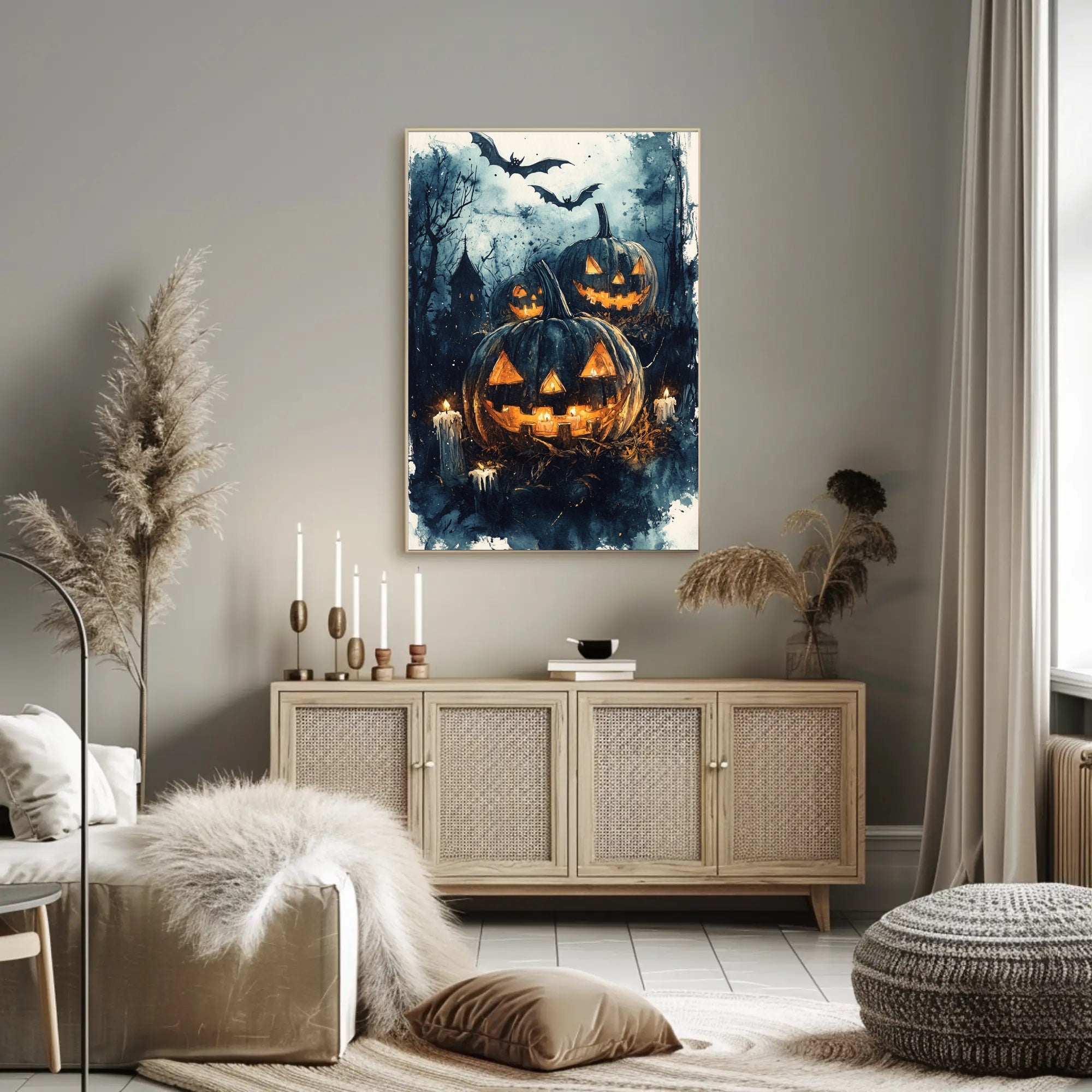Haunted Halloween Night Poster