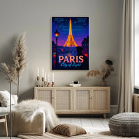 Paris City of Light Poster