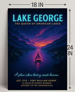 Lake George The Queen of American Lakes Poster PosterGoat