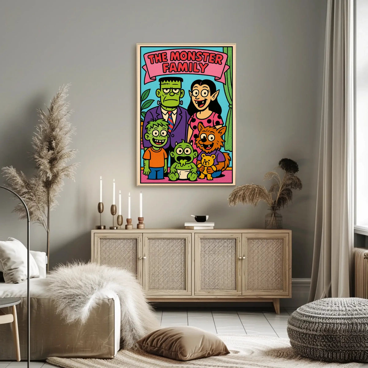 The Monster Family Poster