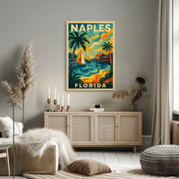 Naples Florida A Tropical Paradise Poster Wall Art