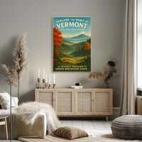 Explore The Spirit Of Vermont Poster Art