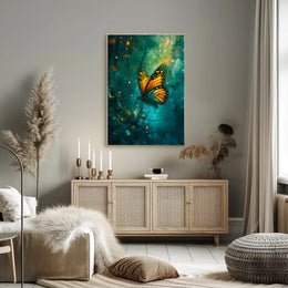 Enchanting Butterfly Scene in Fantasy or Mythology Poster