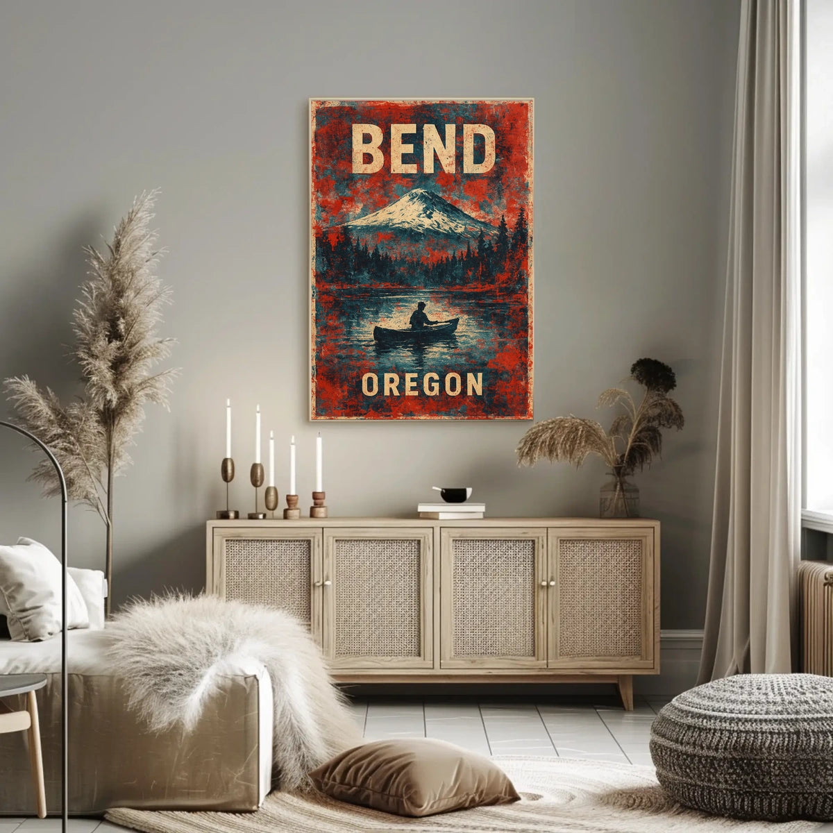 Bend, Oregon Adventure Poster