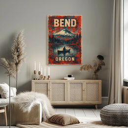 Bend, Oregon Adventure Poster