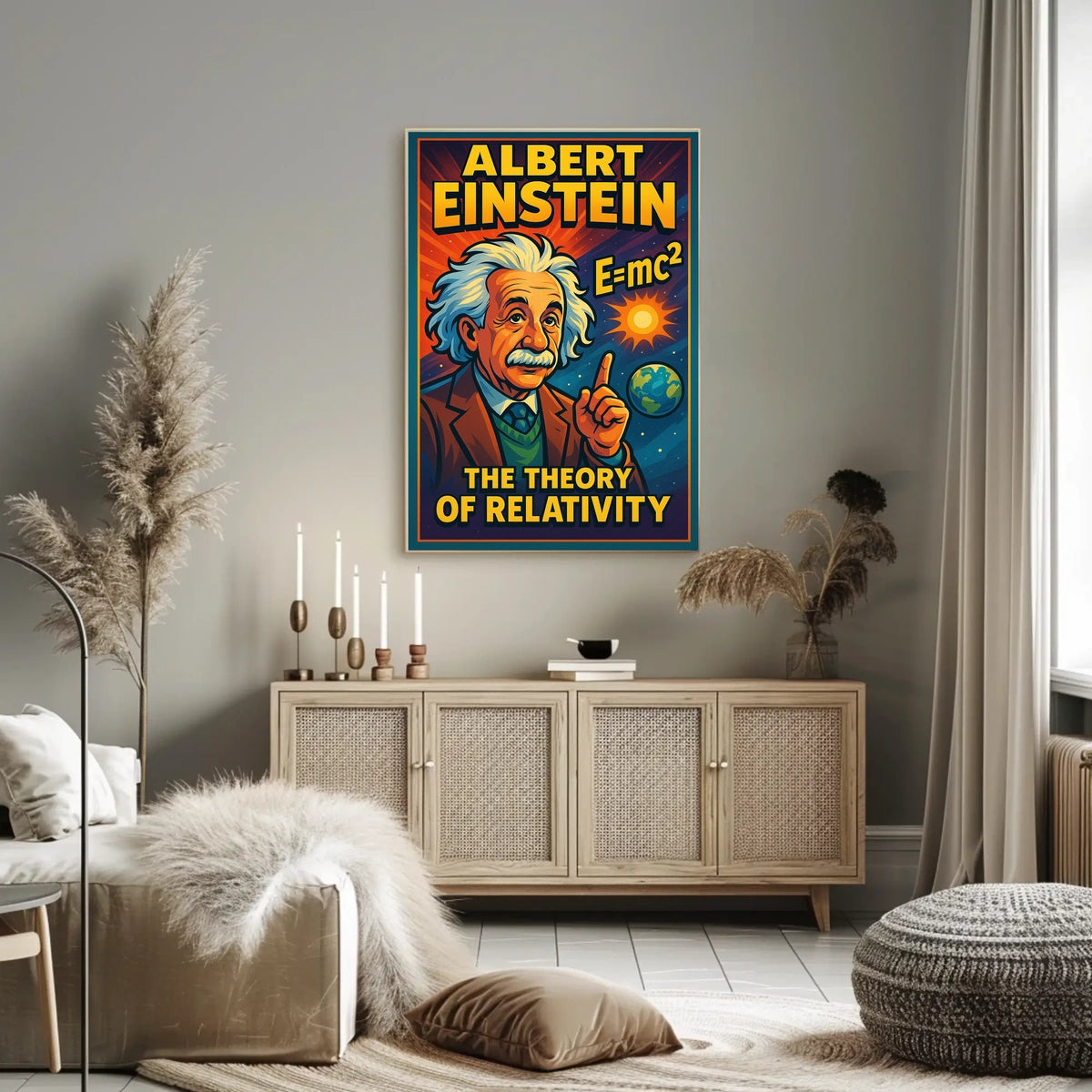 Albert Einstein The Theory Of Poster
