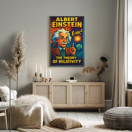 Albert Einstein The Theory Of Poster